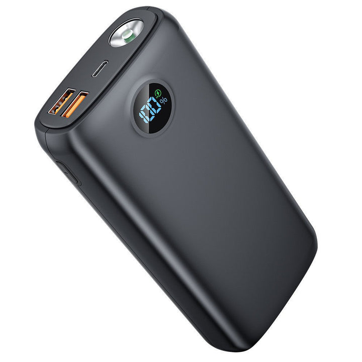 Portable power bank with digital charging display and LED lamp Kalsten