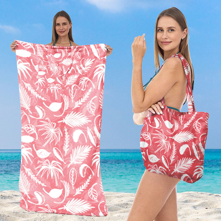 Beach towel with elegant floral patterns Kalsten