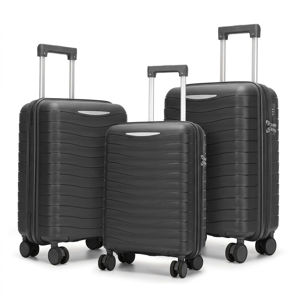 Hard Shell Suitcase Set with Innovative Pocket Organization Kalsten