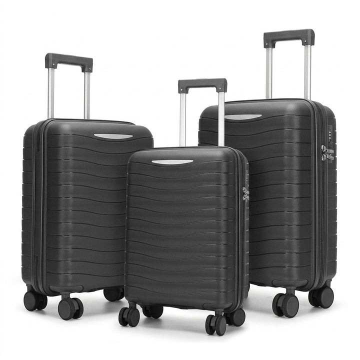 Hard Shell Suitcase Set with Innovative Pocket Organization Kalsten