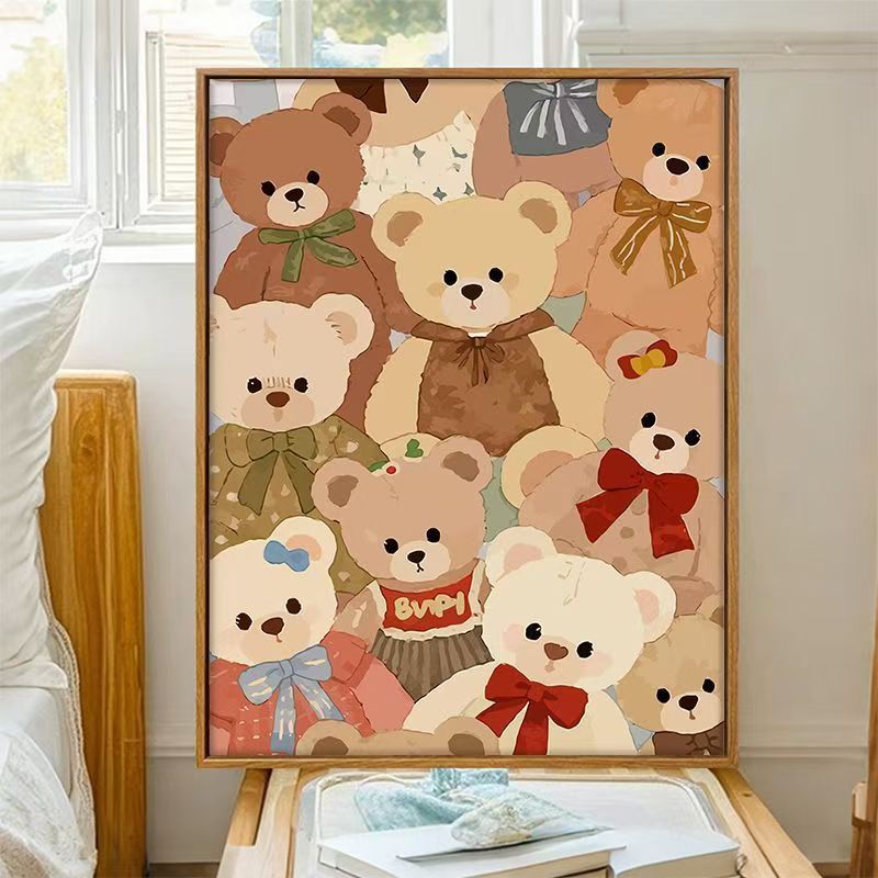 Cute Bear-Themed Decorative Wall Art Kalsten