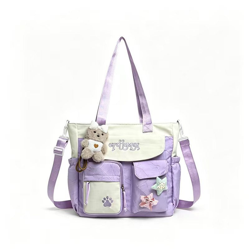 Multi-Functional Canvas Shoulder Bag Kalsten
