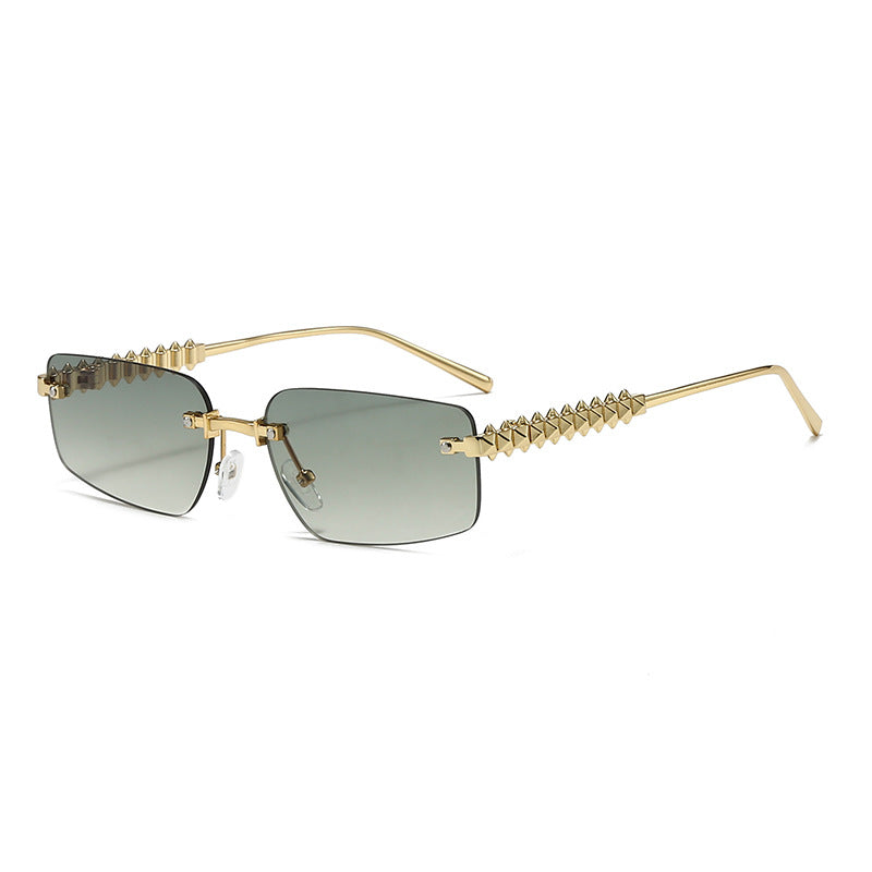 Women's fashion rectangular glasses with extravagant accents Kalsten