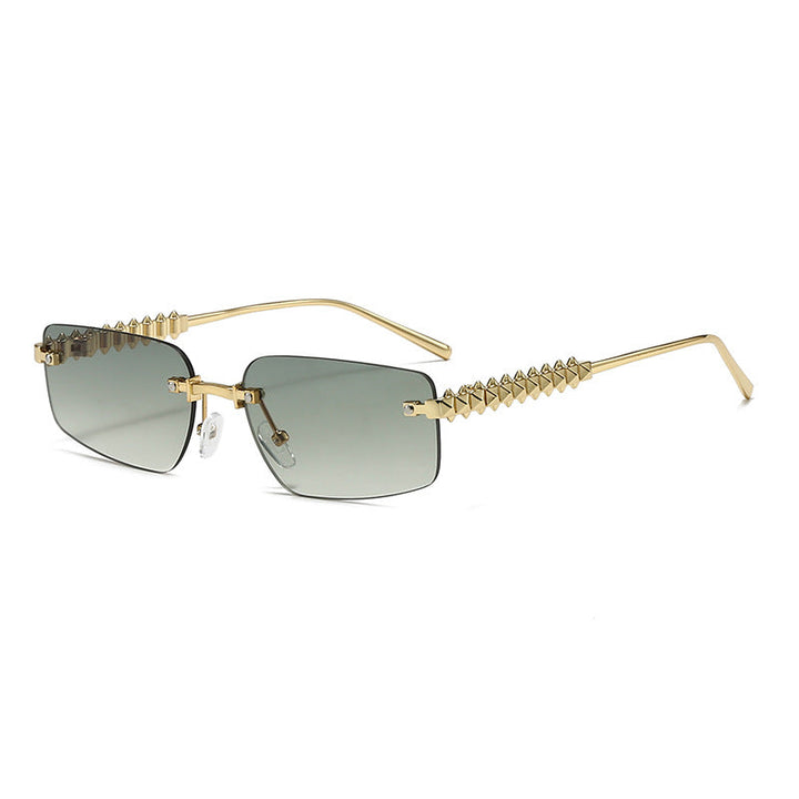 Women's fashion rectangular glasses with extravagant accents Kalsten