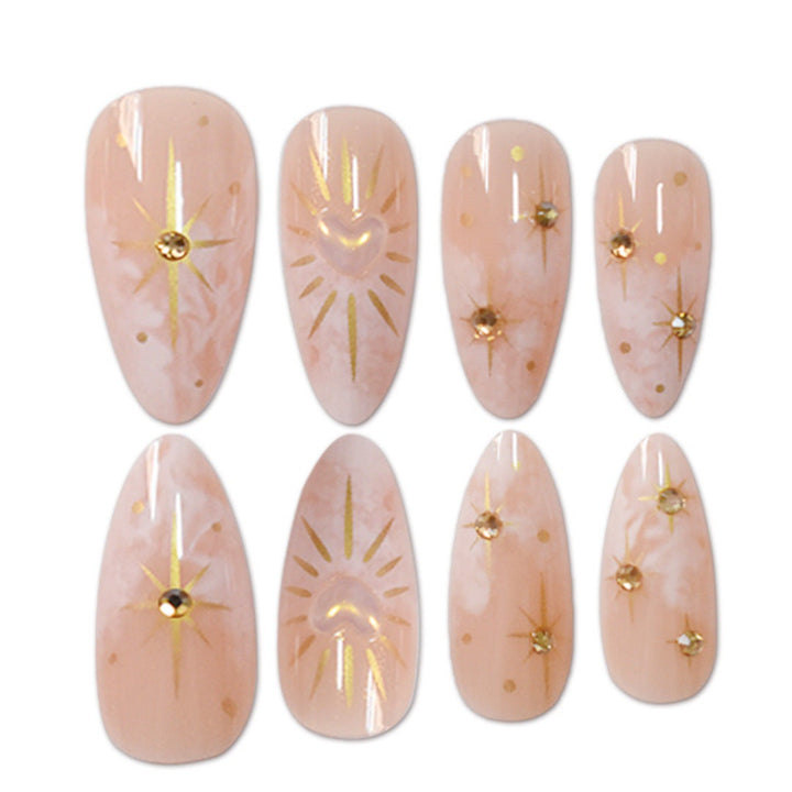Chic Decorative Press-On Nail Art Kalsten