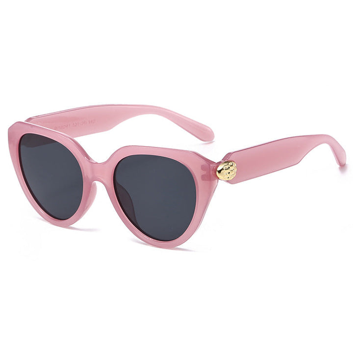 Ladies Cat-Eye Sunglasses with Golden Accents and Protective UV Filter Kalsten