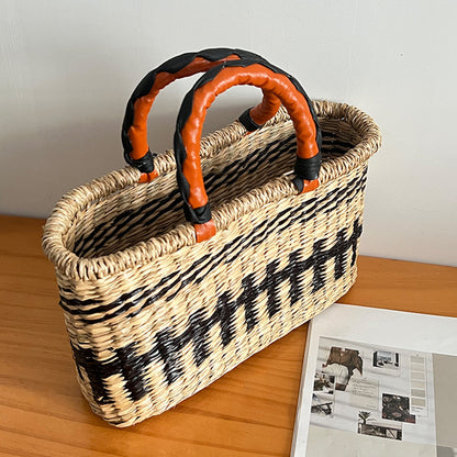 Handwoven shopping basket Acalora