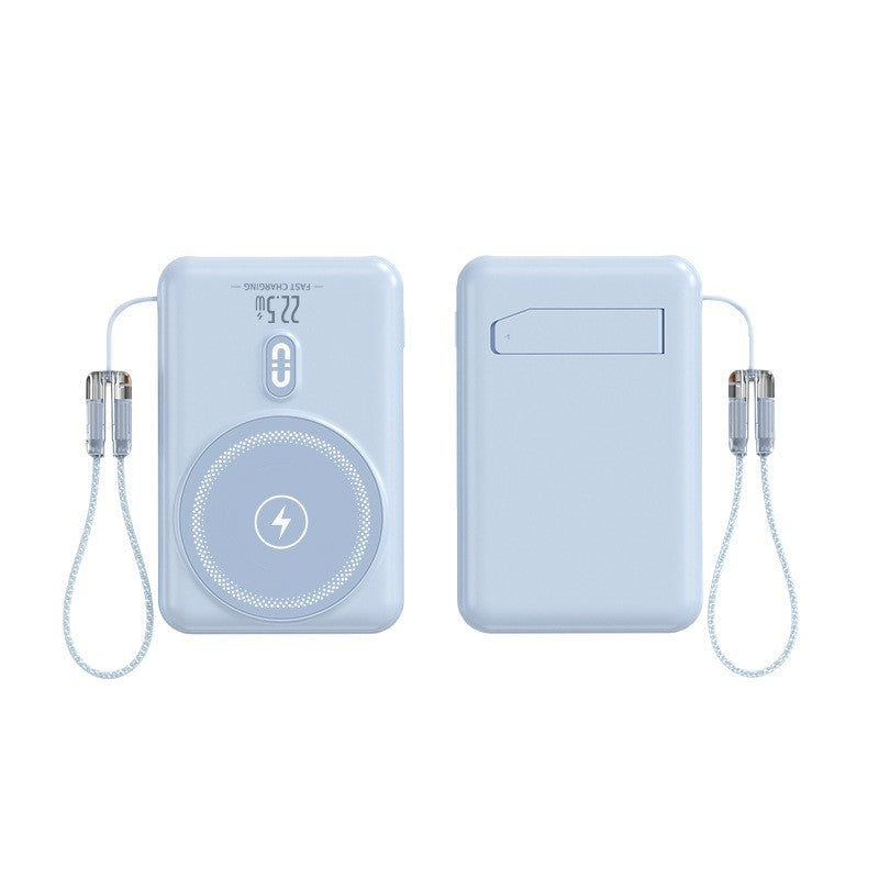 Portable power bank with inductive charging function and LED display Kalsten