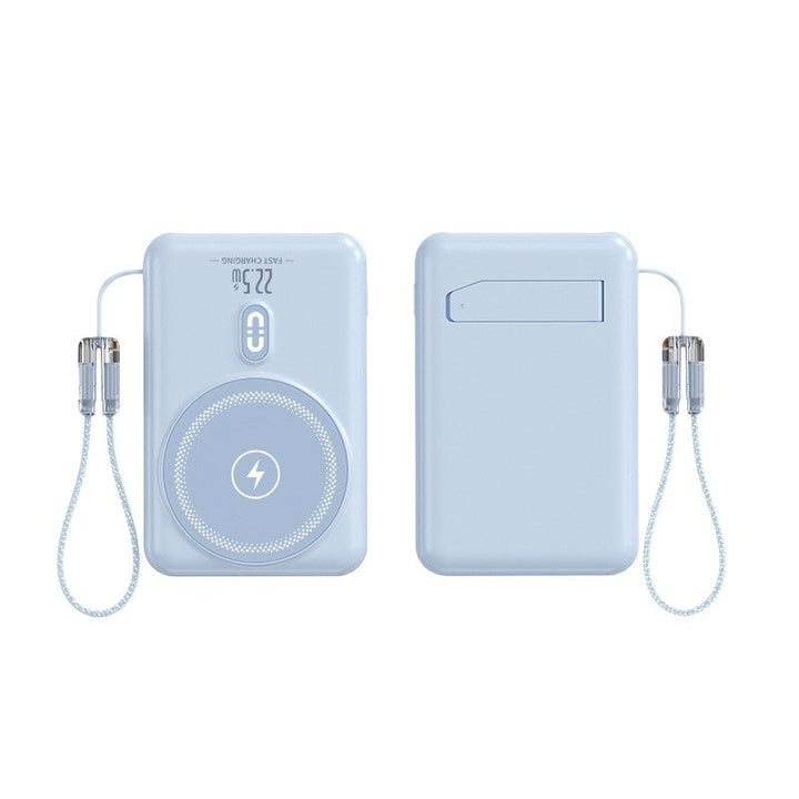 Portable power bank with inductive charging function and LED display Kalsten