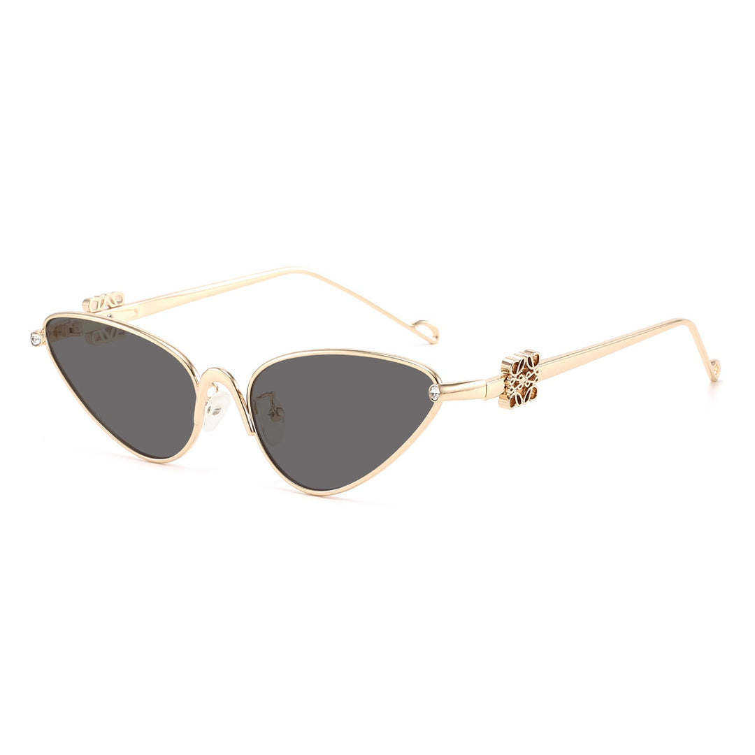 Women's Cat-Eye Sunglasses with Elegant Accents and UV Protection Kalsten