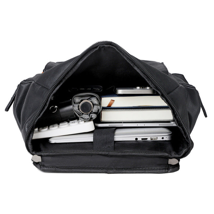 Elegant Backpack Made of Durable Synthetic Leather Kalsten