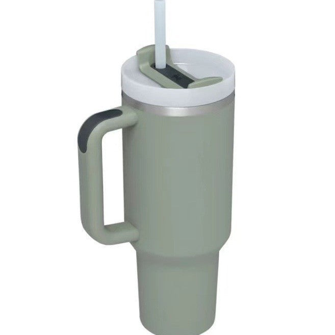 Ladies Insulated Mug with Handle and Practical Straw Kalsten