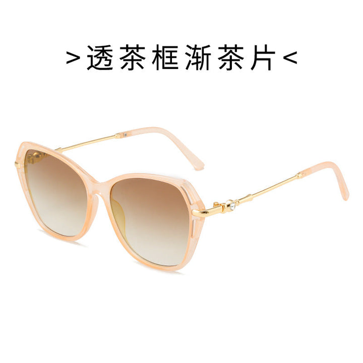 Women's fashionable Cat-Eye sunglasses with elegant metal frame Kalsten