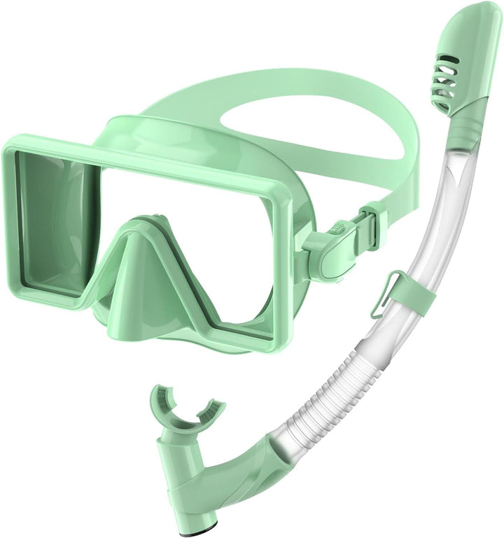 High-quality diving mask with wide field of vision and flexible snorkel Kalsten