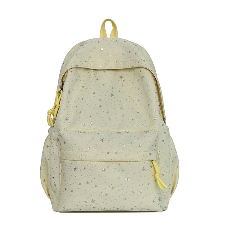 Backpack Made of Durable Material with Sparkling Stars Kalsten