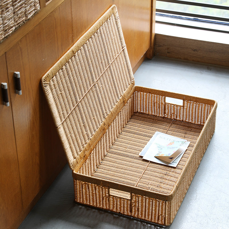 Large Rectangular Woven Storage Chest Kalsten
