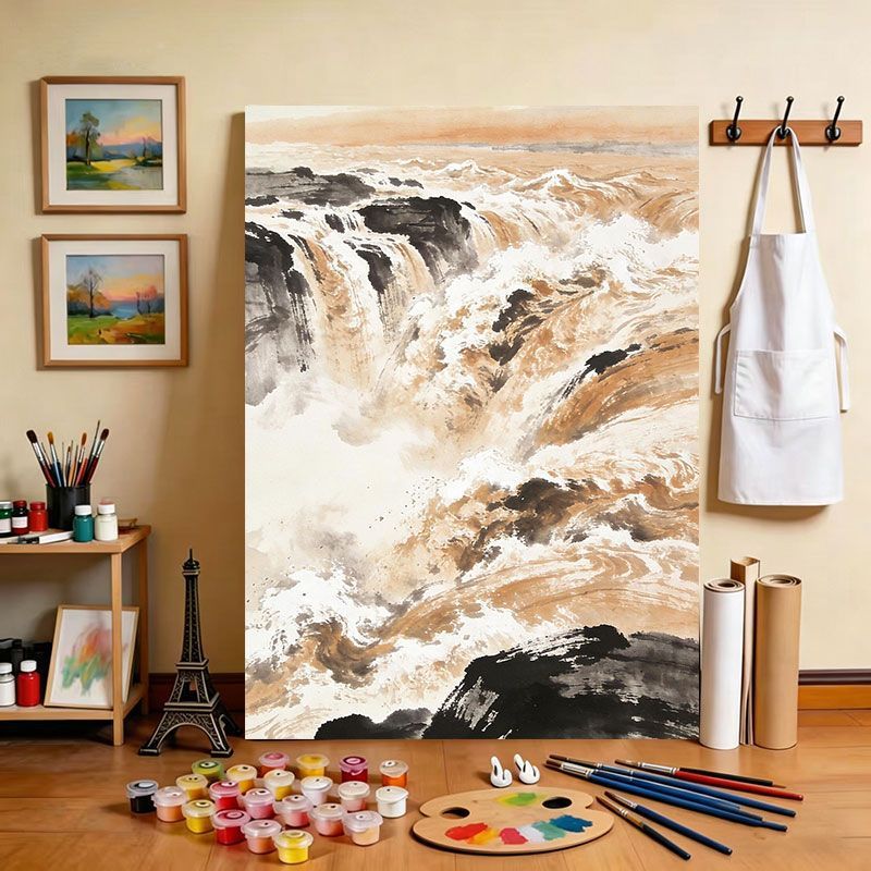 Scenic River Canvas Art Print Kalsten