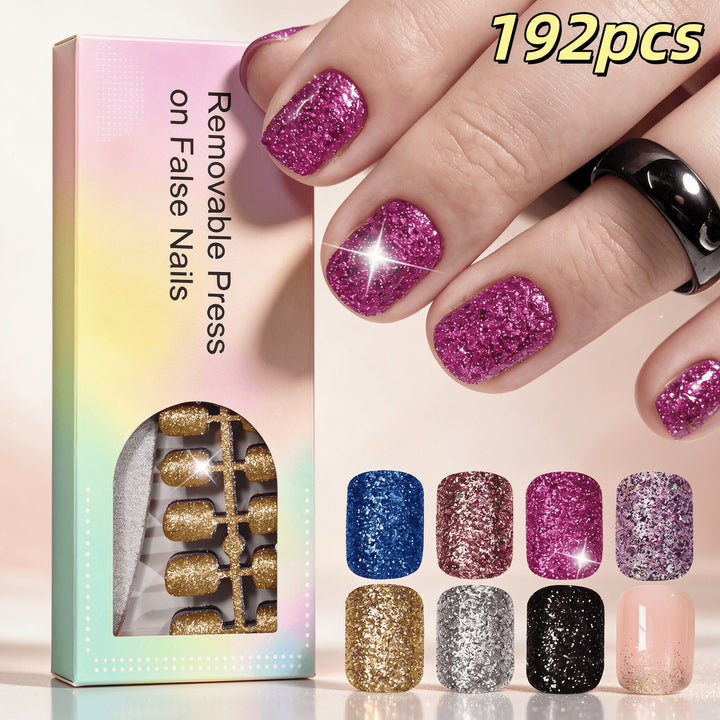 Sparkling Press-On Nail Set Kalsten