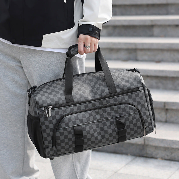 Woven Fabric Travel Duffle Bag Kalsten