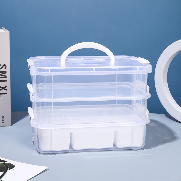 Stackable Multi-Compartment Storage Organizer Kalsten
