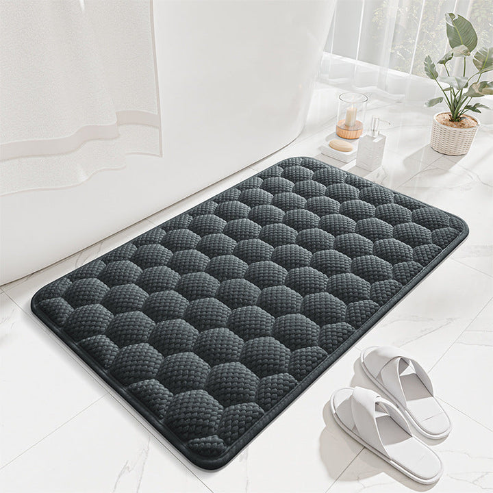 Honeycomb Textured Bath Mat