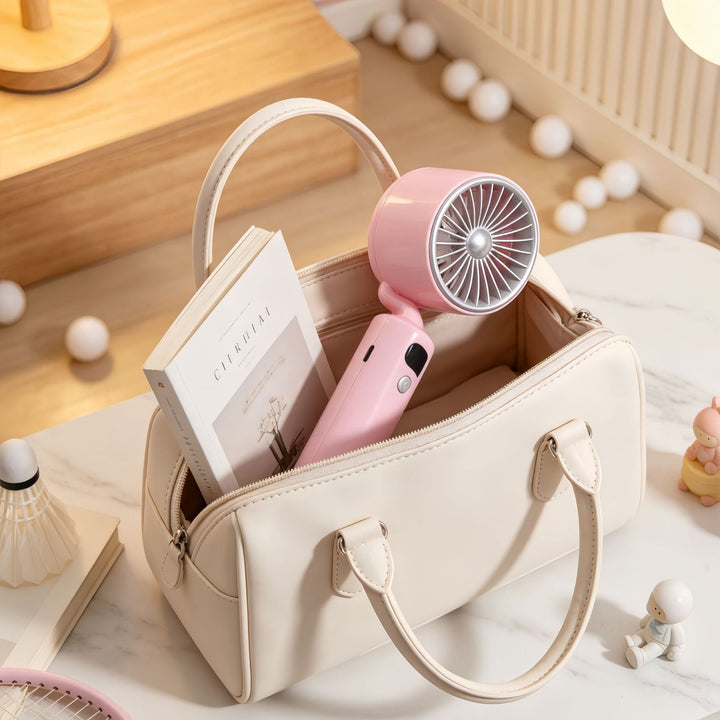 Electric Hand Fan with Digital Speed Display and Adjustable Tilt Angle Kalsten
