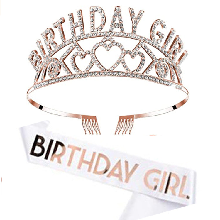 Ladies Glittering Birthday Crown Kalsten