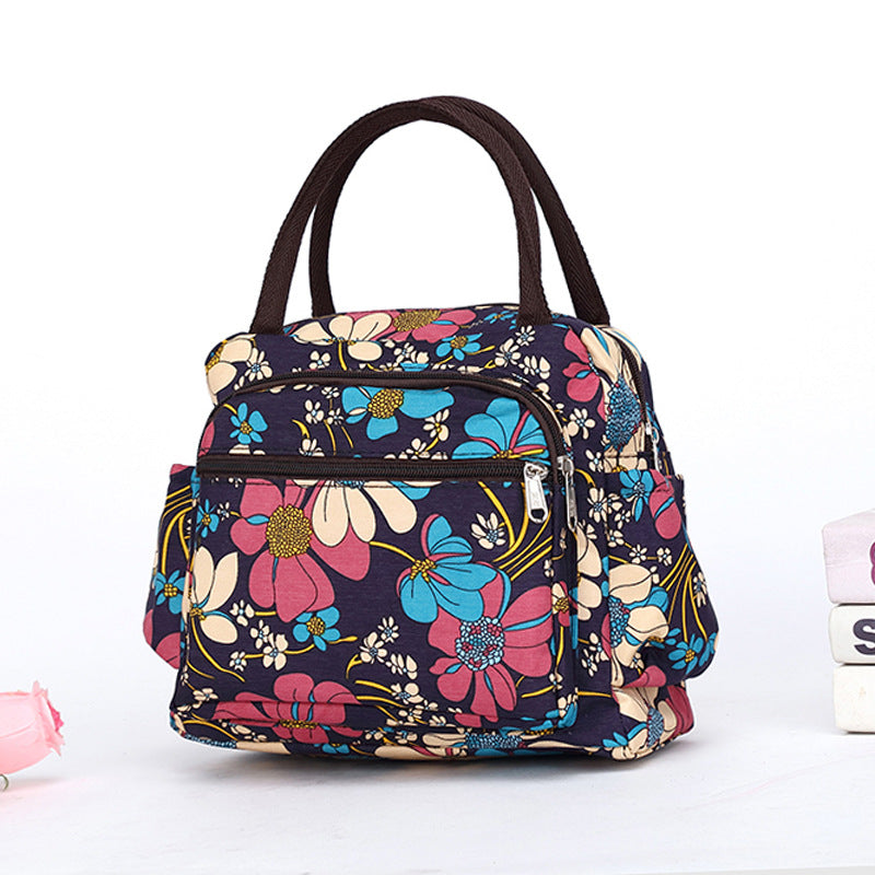 Cat Pattern Insulated Lunch Tote Kalsten