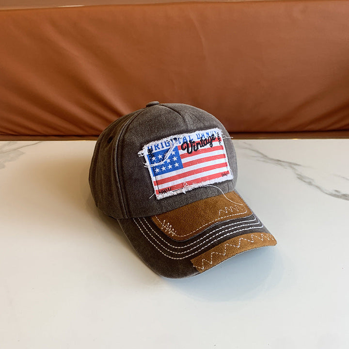 Women's Vintage-Inspired Distressed Baseball Cap Kalsten