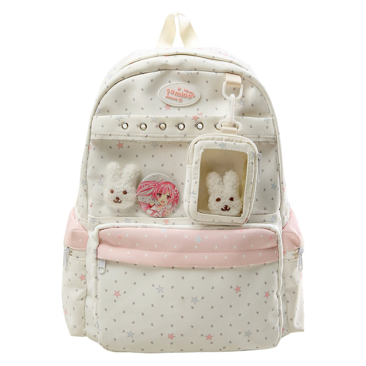 Transparent Pocketed Character Backpack Kalsten
