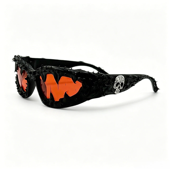 Ladies creative fashion sunglasses with unique spikes and skull design Kalsten