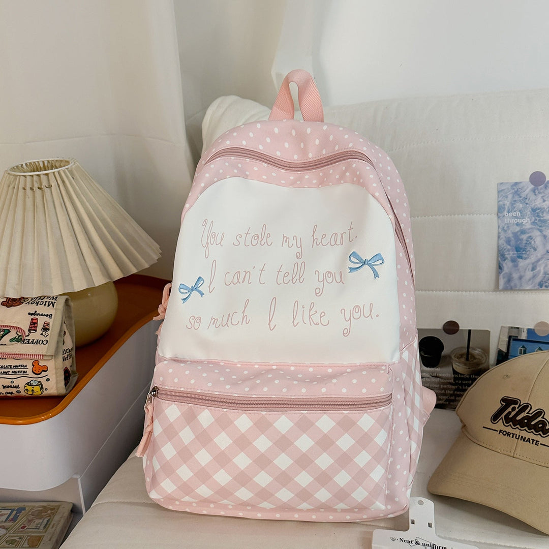 Charming Cotton Print Backpack Kalsten