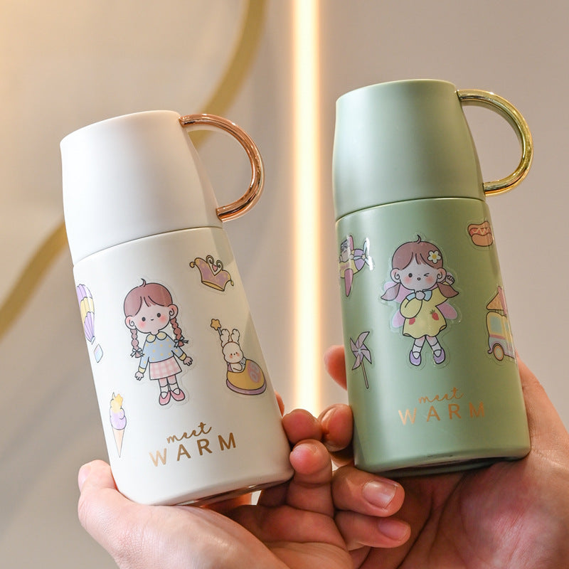 Ladies Insulated Carafe with Colorful Motif Design Kalsten