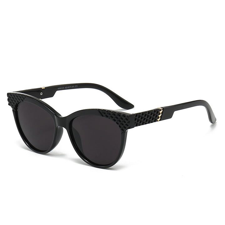 Women's Cat-Eye Sunglasses with Structured Frame and UV Protection Kalsten