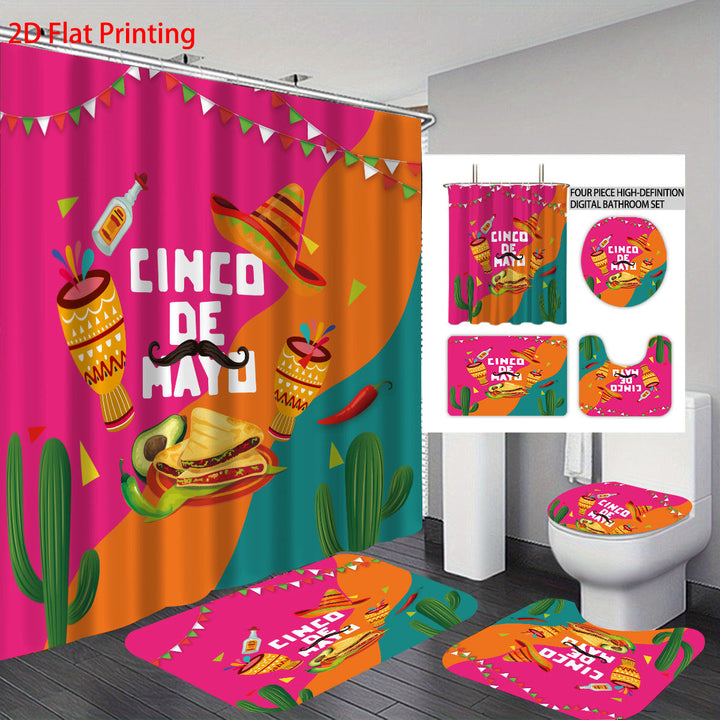 Cinco de Mayo-Themed Complete Bathroom Set Kalsten