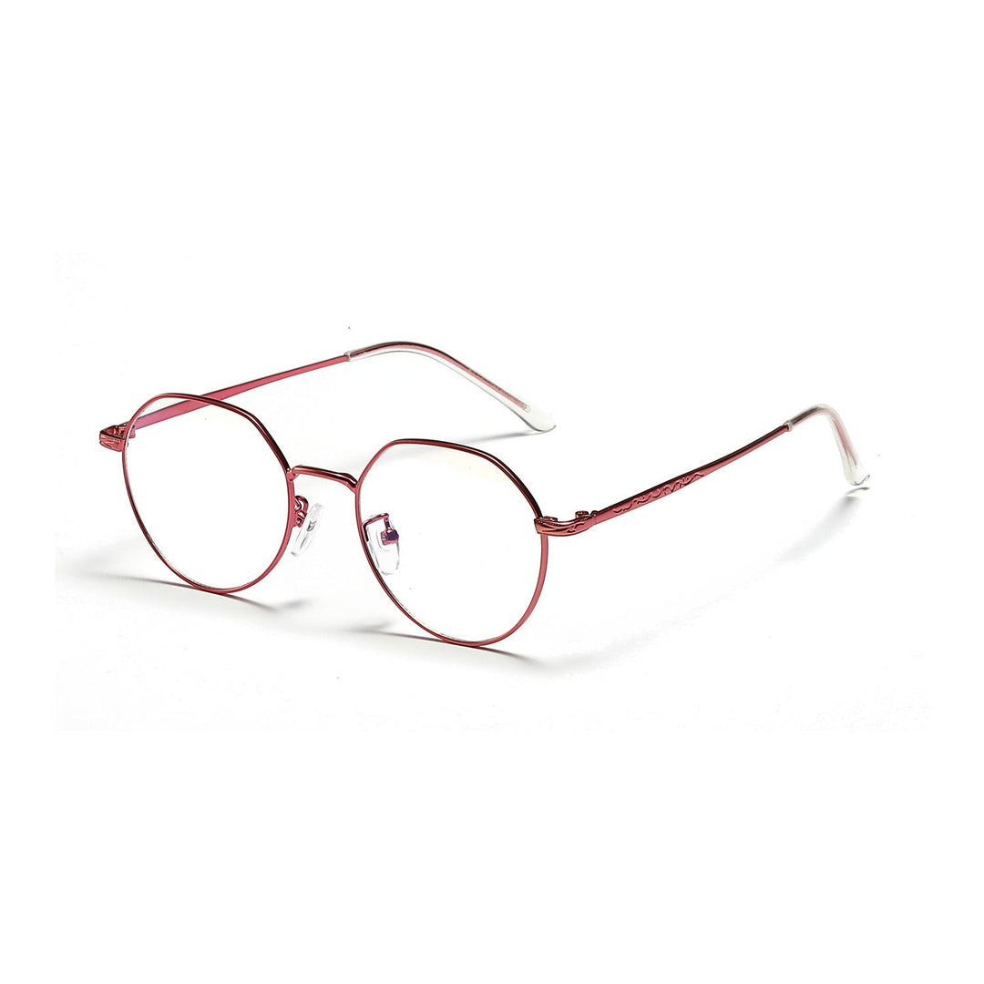 Women's round glasses with delicate metal frame Kalsten