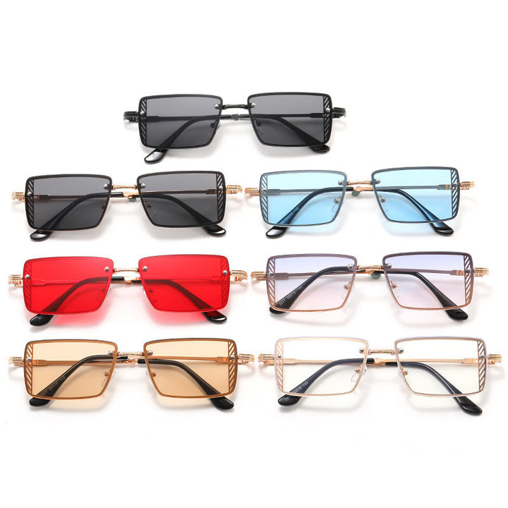 Ladies Elegant Square Sunglasses with Refined Frame Accents Kalsten