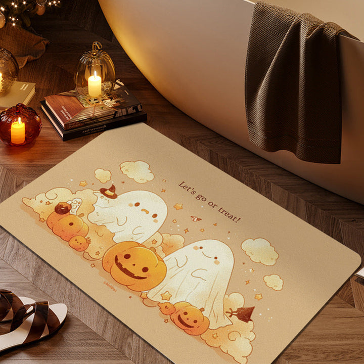 Fun Halloween-Themed Bath Mat