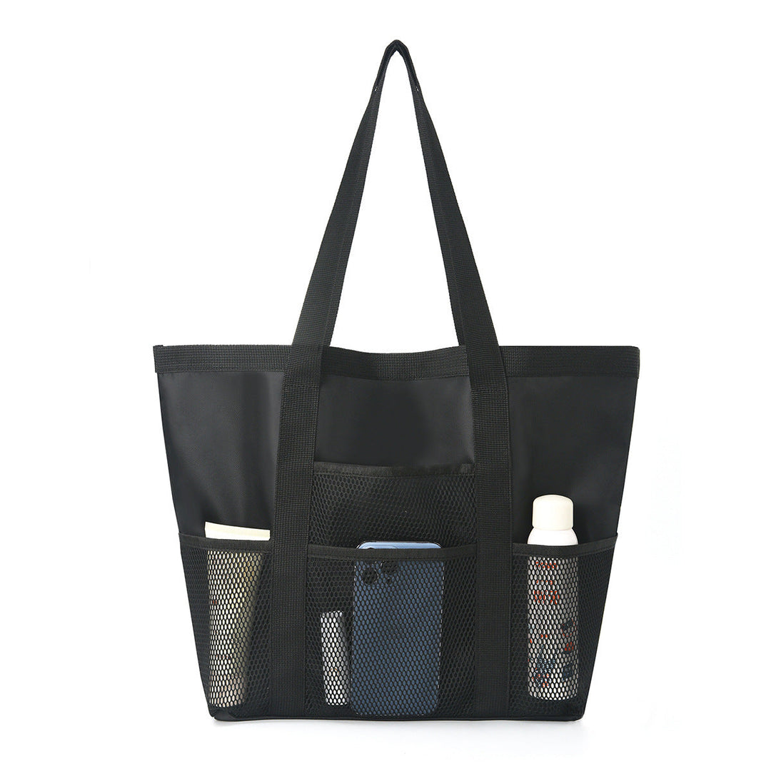 Padded shopping bag with side mesh pockets Kalsten