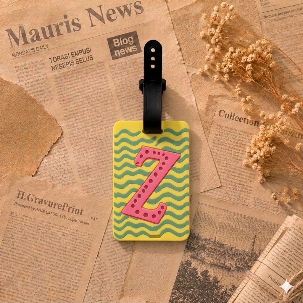 Personalized Alphabet Luggage Tag Kalsten