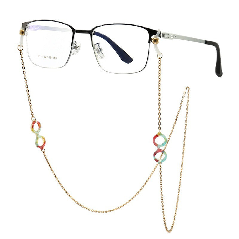 Stylish Eyewear with Decorative Chain Kalsten