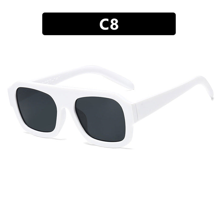 Women’s stylish square sunglasses with eye-catching animal print design Kalsten