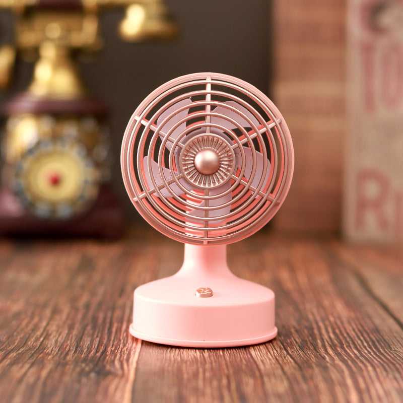 Unisex nan compact portable USB rechargeable mini desk fan with adjustable tilt Kalsten