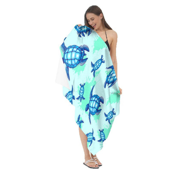 Beach towel with maritime star motif Kalsten