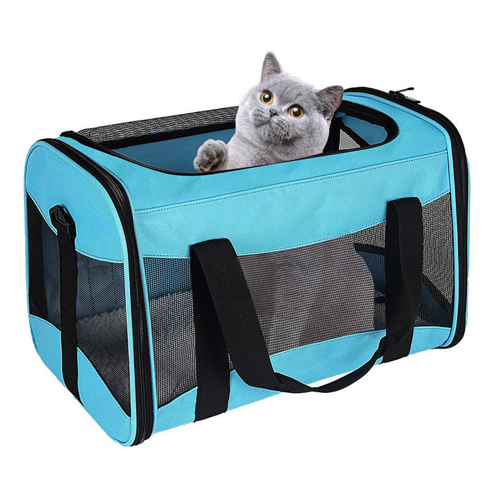 Practical Pet Carrier with Breathable Mesh Inserts Kalsten