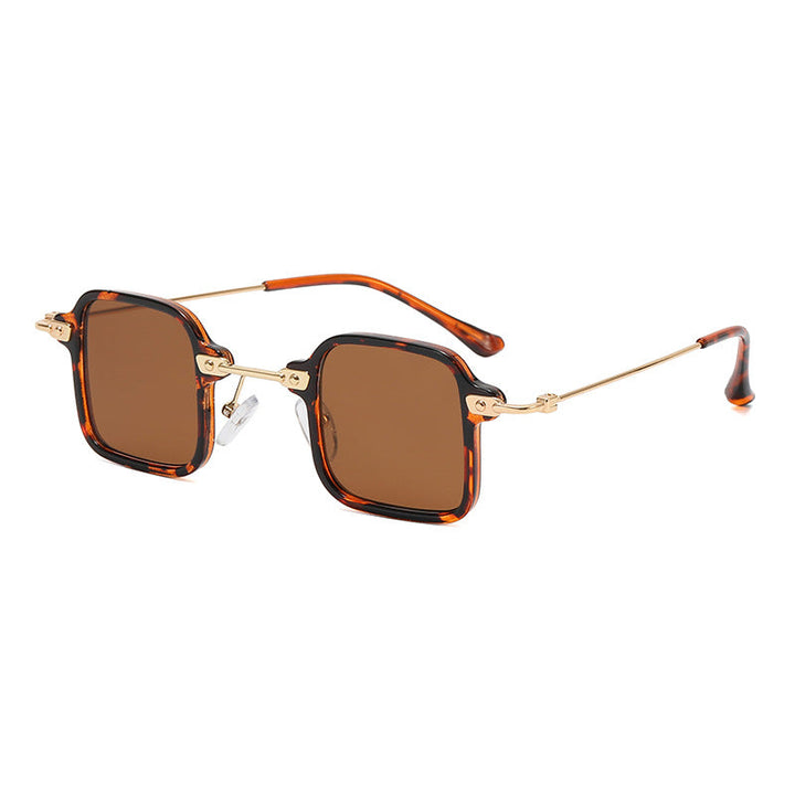 Ladies square fashion sunglasses with stylish metal frame Kalsten