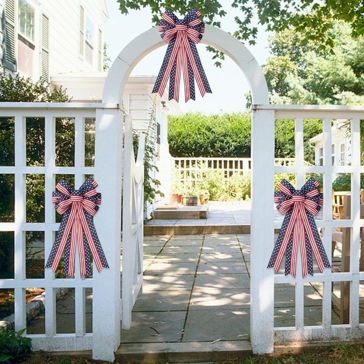 Unisex nan long Decorative Bow for Door Wreath and Wall Mount with Layered Loops Kalsten
