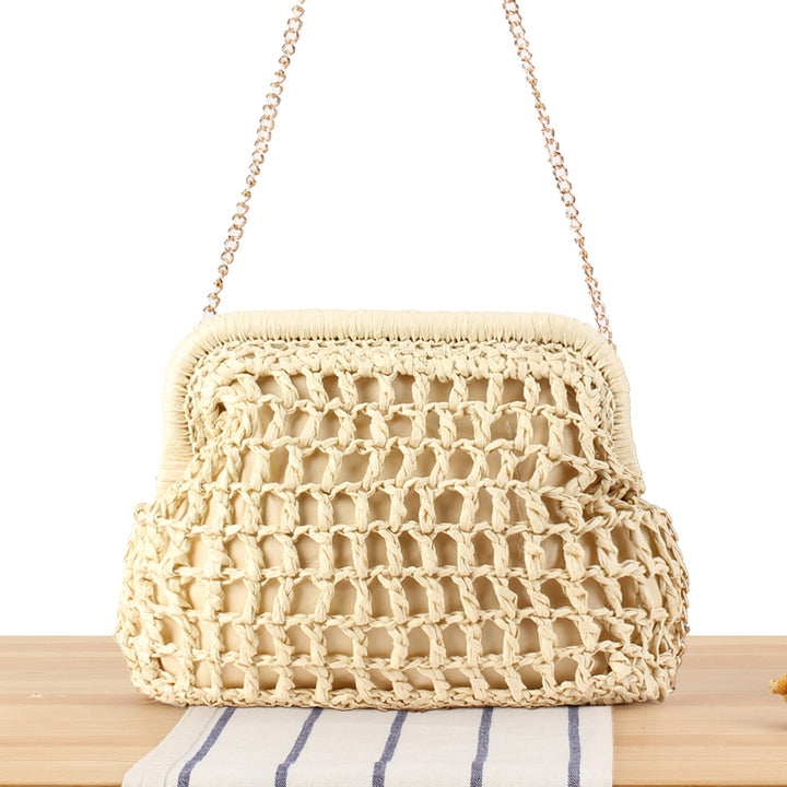 Designer shoulder bag with elegant pleated pattern Kalsten