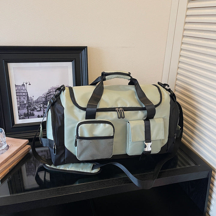 Sporty multifunctional travel bag with external pocket Kalsten
