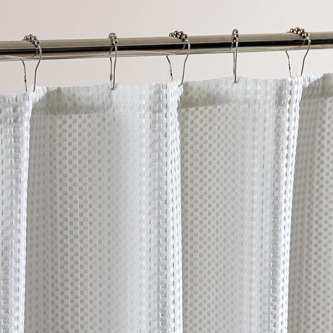Textured Waffle Shower Curtain Kalsten